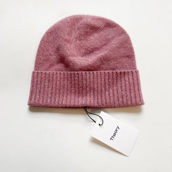 Theory Cashmere Hat and Scarf Set Mauve NEW NWT - Picture 2 of 10